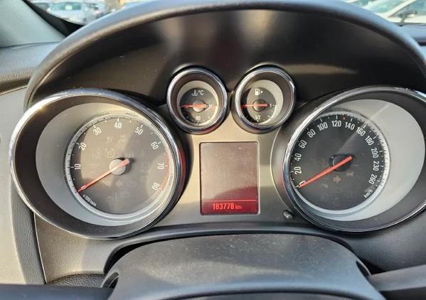Opel Astra cena 29900 przebieg: 183000, rok produkcji 2012 z Orzysz małe 106